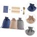 OATIPHO Santa Bags 1 Set Christmas Bag Candy Favor Bags Chrismas Bags Cotton and Linen Bag Christmas Tree 14X10X1cm Assorted Color 01 - Buy Online on GoSupps.com