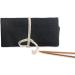 LUXJA Knitting Needles Organizer Rolling Bag - 10 Inches - Black - Buy Online on GoSupps.com