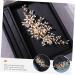 Angoily Headgear Hair Dryer Brush Bridal Hair Decor Bridal Clip Bridal Flower Hair Comb Crystal Headpiece Tiara Wedding Hair Comb Bride Metal Accessories Pearl - Buy Online on GoSupps.com