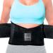 FORCHE Back Support Belt for Men and Women Lumbar Support Adjustable and Breathable Back Brace for Lower Back Pain Relief (L)
