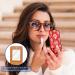 Travel Lipstick Organizer Case | Portable Makeup Bag with Mirror | Christmas Pattern Makeup Storage - Buy Online on GoSupps.com