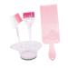 Baluue 1 Set Translucent Hair Dye Set Mixing Bowl and Brush Hair Dye Brush Hair Dye Bowls Hair Coloring Kit Hair Color Brush and Bowl Hair Dye Kit Brush and Bowl Hair Color Kit Pp 16.00X14.10X6.00CM As Shown