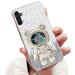 Tivenfezk Nadoli for Samsung Galaxy A14 4G Treibsand B r Astronaut Hidden Stand Shell cartoon glitter astronaut stand Soft silicone bling cell phone shell.