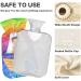 Naanle Watercolor Hot Water Bottle with Cover - 1L Transparent for Bed Hand & Feet Pain Relief | Heat & Cold Therapy - Buy Online on GoSupps.com