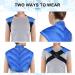 Chenove Shoulder Ice Pack with Compression Strap - Rotator Cuff Gel Wrap for Pain Relief, Swelling, and Inflammation - Reusable Cold Therapy for Upper Back and Neck - Buy Online on GoSupps.com