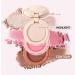 RoseFlower 3-in-1 Highlighting Blush & Contouring Makeup Palette Gift Set | Ultra-Fine Powder for All Skin Types | Portable Concealer Palette for Women & Girls - Buy Online on GoSupps.com
