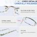 VVDQELLA 3-Pack Blue Light Filter Reading Glasses - Computer & Gaming Glasses | UV Protection | 1.0x Magnification - Buy Online on GoSupps.com