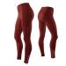 Xyklos - Bicycle pants for women long - sporty stylish and comfortable bike pants women - look good and active in cyclist pants women - avoid pain bike pants women sitting cushion m dark red