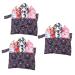 Minkissy 12 Washing Aunt towel ladies bandage menstrual napkins comfortable reusable washable insert toile miss and the middle layer consists of