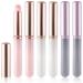6Pcs Lip Blending Brush with Lid Round Head Lipstick Smudge Brush Spot Concealer Brush Professional Lip Gloss Applicators for Lipstick Gloss Creams