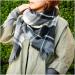 Shop Hanxiulin Ladies Printed Neckerchief Scarf - Wool Neck Warmer & Triangular Casual Wrap in Green | International Shipping Available - Buy Online on GoSupps.com