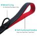 DDSCOLOUR Heavy Duty Dog Leash 5-6ft Long with Double Traffic Handle Reflective Perfect for Medium large dog leash strong Double Handle Lead Greater Control Safety Training (Black+Red) 6 feet Black+red - Buy Online on GoSupps.com