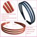 Set of 6 Thin Plastic Headbands - Tooth Fashion Solid Hair Accessories for Girls and Women - Buy Online on GoSupps.com