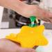 Silicone Dish Scrubber Food-Grade Silicone Sponges Kitchen Sponge - Soft Kitchen Scrubber Reusable Non-Scratch Dish Cleaning Tools for Fruits Vegetables and Dishes Yellow Heart - Buy Online on GoSupps.com