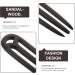 minkissy Ebony 3 Prong Hair Fork - U Shaped Hair Sticks Vintage Hairpin Hair Forks for Long Hair Wood Hair Clips Wood Hair Forks for Women Girls - Buy Online on GoSupps.com