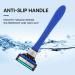 Premium Men's Disposable Razors - 5 Blade Razor with Handle & Cartridges for Smooth Shaving | International Shipping Available - Buy Online on GoSupps.com