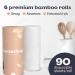 Betterway Bamboo Paper Towels - 6 Rolls 2 Ply | Plastic Free, Compostable, Strong & Absorbent - Buy Online on GoSupps.com