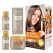 Kativa Brazilian Straightening Kit - 12 Weeks Professional Smoothing Treatment with Organic Argan Oil Shea Butter & Keratin for All Hair Types - Buy Online on GoSupps.com