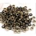 YOYOSTORE 100pc Hole Inside Diameter 7mm 1/4" Bronze Metal Grommets Eyelets Self Backing for Bead Cores, Clothes, Leather, Canvas
