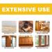 Wood Polish Beeswax - 80g Natural Seasoning Beeswax Wood Polish & Conditioner | Wood Scratch Repair Wax Beeswax Furniture Polish Restorer for Furniture to Beautify & Protect Tosier - Buy Online on GoSupps.com