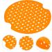 Cabilock 3 Pcs Air Fryer Pad Silicone Air Fryer Reusable Air+Fryer 8 Inch Kitchen Supplies Thicken Orangex3pcs 3.1L x 3.1W inches - Buy Online on GoSupps.com