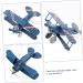 HAKIDZEL Cake Decoration Retro Airplane Figurine Micro Toys Desktop Toys Mini Airplane Toy for Kids Cake Topper Decor Airplane Cupcake Toppers Mini Toy Wrought Iron Model Airplane Car Model - Buy Online on GoSupps.com