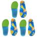 Hemoton 3 Pairs Comfortable Correction Insoles Kids Orthotic Insoles Running Athletic Insole Kids Shoe Inserts Insoles for Boots Correction Insert Pad Absorption Insoles Child Breathable