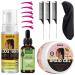 Extra Hold Braid Gel Braid Mousse Tames Frizz Smoothing Gel Good for Twist  Locs  Braids  Cornrows Edge Control  Extra Hold Braiding Gel & Rosemary Hair Growth Oil(Hair Combs Hair Bonnet Hair Clips)