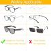 15 Pairs Silicone Nose Pads for Glasses - Anti-Slip Adhesive Pads | Non-Slip Self-Adhesive White Nose Pads for Comfort & Stability - Buy Online on GoSupps.com