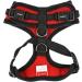 Puppia Ritefit Dog Harness for Small to Medium Dogs | Adjustable & Soft | Puppy Dishes & Atani Train Crockery in Red - Buy Online on GoSupps.com