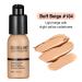 SIGHTLING 30ml Full Coverage Foundation Set with Primer, CC Cream, Brush, and Sponges - Matte Finish, Oil Control, Nude & Buff Beige Shades - Buy Online on GoSupps.com