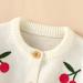 North Edge Baby Hooded Cardigan Sweater - 12-18 Months, White - Buy Online on GoSupps.com