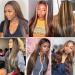 Bele Ombre 4/27 22 inch Straight Human Hair Wig | 13x6 T-Part Lace Front | Brazilian Glueless Wig for Black Women - Buy Online on GoSupps.com
