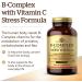 Solgar B-Complex with Vitamin C Stress Formula 250 Tablets - Energy, Nervous System, Immune Support - Non-GMO, Vegan, Gluten Free - 125 Servings - Buy Online on GoSupps.com