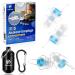 NAIICUTE FLY EARSTOPES FOR KAFTEN (6 12 years) - 2 pairs earplugs make it easier to compensate for the pressure 25dB noise -reducing plugs for at home school & leisure |More concentration Small Earplugs Marine