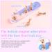 ANGNYA 2 Set Nail Stand Aurora Nail Holder for Painting Nail Stand for Press on with 96 Pcs Reusable Sticky Putty Nail Display Stand Nail Hand Practice Magnetic Nail Art Tools (Round) - Buy Online on GoSupps.com