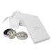 The silver-plated curl tin and tooth tin bear in a set - gift set Twinkle (with engraving)