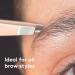 Mylee Professional Slant Tip Tweezer - Precision Stainless Steel Tweezer for Facial Hair Removal, Eyebrow Shaping, Splinter & Ingrown Hair Removal - Buy Online on GoSupps.com