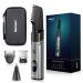 kensen 3-in-1 Body Hair Trimmer Body Groomer Trimmer for Men Men's Groin & Pubic Hair Trimmer Manscaping Trimmer Body Groomer for Men Waterproof Male Hygiene Razor Men's Gift (Gray)