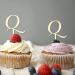 Monogram Letter Q Cupcake Toppers Initial Single Letter Name Laurel Wreath Elegant For Wedding Bridal Shower Party Decor Reusable Personalized 26Letters Engagement Gifts 6PCS Style-1 - Buy Online on GoSupps.com