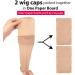 Wig Cap Light Brown FANDAMEI 6pcs - Ultra Thin Stocking Wig Caps for Women - Breathable & Stretchable - One Size Fits All - Buy Online on GoSupps.com