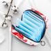 Menstruation Pad Bag with Zipper | Gothic Women's Napkin & Tampon Bag | Stylish Collective Bags for Girls - Buy Online on GoSupps.com