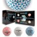 Kaede Max 2 Tone Colored Distance Golf Balls (Half Dozen), Red, Mint Blue, Pink