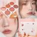 Kcabrtet 6 Colorss Face Blush Palette Matte Shimmers Blush Palette Smooths Blendable Powder Blush Contour Highlighter Blush Multiuse Makeup Palette(Six color powder blusher plate) - Buy Online on GoSupps.com