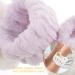 Ipetboom Lot de 4 Bracelets de Lavage du Visage Anti-humidit lastiques et R sistants en Mati re Douce Imitation Fourrure Couleur Blanc Taille Ajustable pour Soins du Visage  - Buy Online on GoSupps.com
