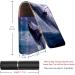 Premium Leather Lipstick Organizer Case with Mirror | Mini Lip Gloss Holder - Ocean Whale Design - Buy Online on GoSupps.com