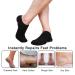 Matengf Moisturizing Gel Spa Socks - 2 Pairs for Men's Cracked Dry Skin Repair | Large Size UK 9-14 | Black - Buy Online on GoSupps.com