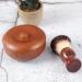 Fomiyes Bartbrush Set for Men Premium Razor Care Beard Grip Wood Set Styling Foam & Nylon Brush with Wooden Lid - Perfect for Grooming & Model Building - Buy Online on GoSupps.com