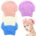 Scettar 4 piece of hair turban towel microfiber towel hair turban super fast absorbent quick -dry hair towels cute loop towel for long short smooth hair