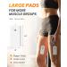 10-Pack Rectangular Snap TENS Unit Replacement Pads | Self-Adhesive 1.8X3.8 TENS Electrode Pads | AVCOO Latex-Free | Compatible with TENS EMS Devices | 3.5mm Button Leads | White - Buy Online on GoSupps.com